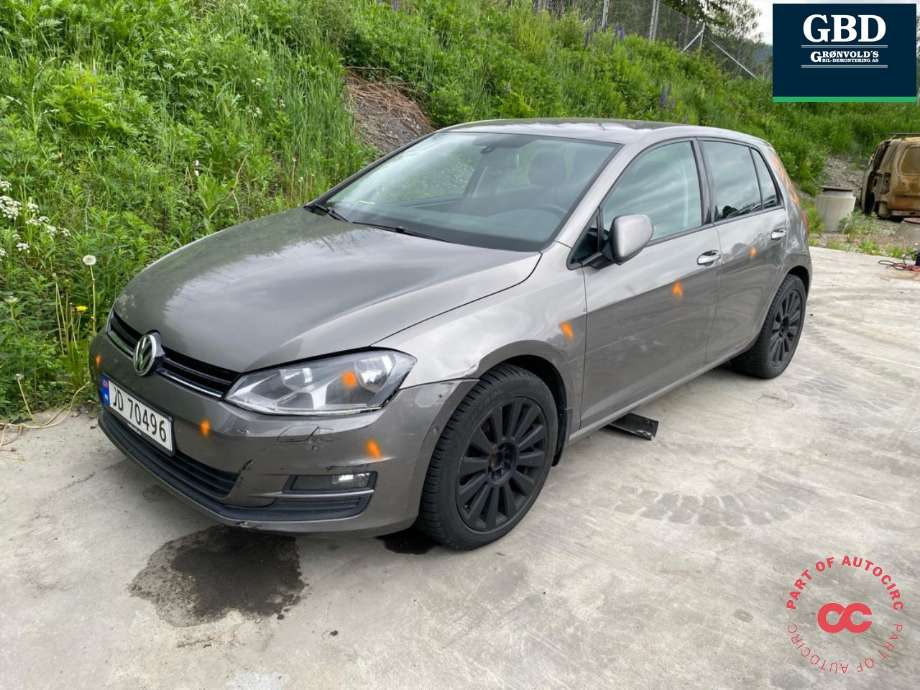 VW Golf VII 2012-2017 (Fase 1) , Motorkode: CJZA, Girkassekode: MYF