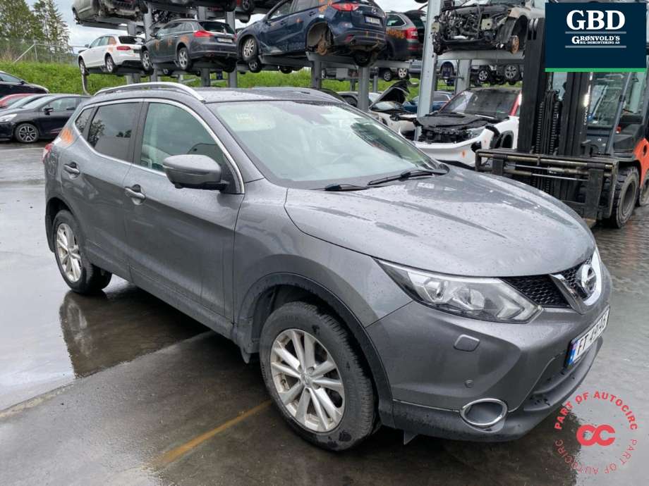 Nissan Qashqai 2014-2021 (Type II) delebil , Motorkode: HRA2DDT, Girkassekode: 320104EA0C