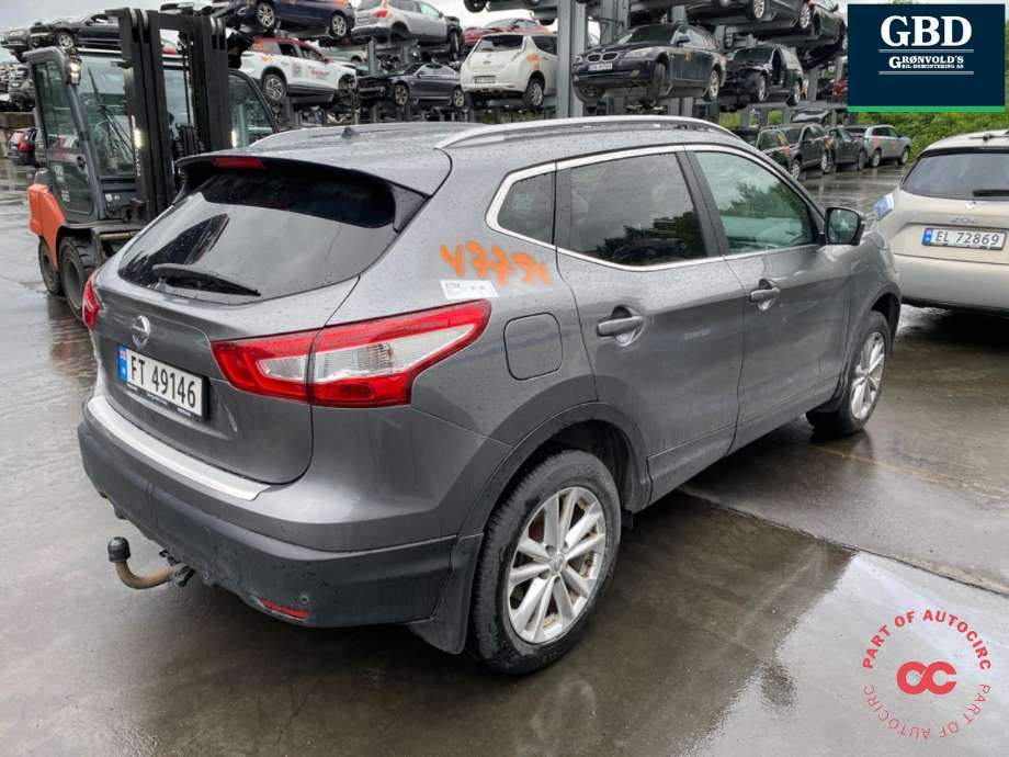 Nissan Qashqai 2014-2021 (Type II) delebil , Motorkode: HRA2DDT, Girkassekode: 320104EA0C