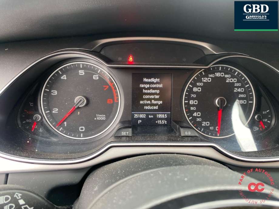 Audi A4 2007-2014 (Type IV) (B8) (B8), Motorkode: CDHA, Girkassekode: NDS