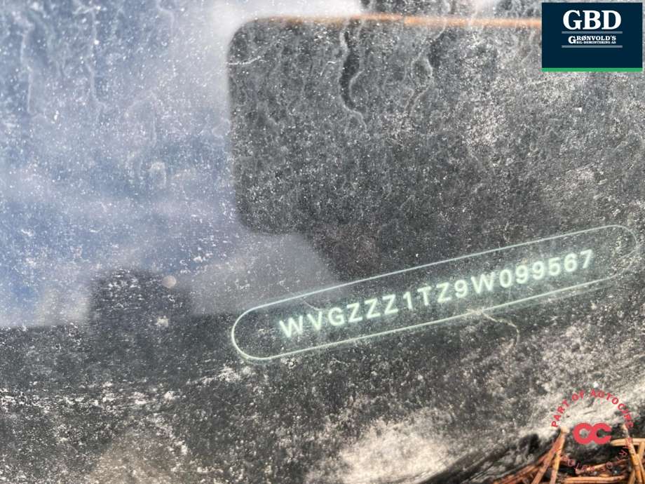 VW Touran 2007-2010 (Type I, Fase 2) , Motorkode: BLS, Girkassekode: LKL