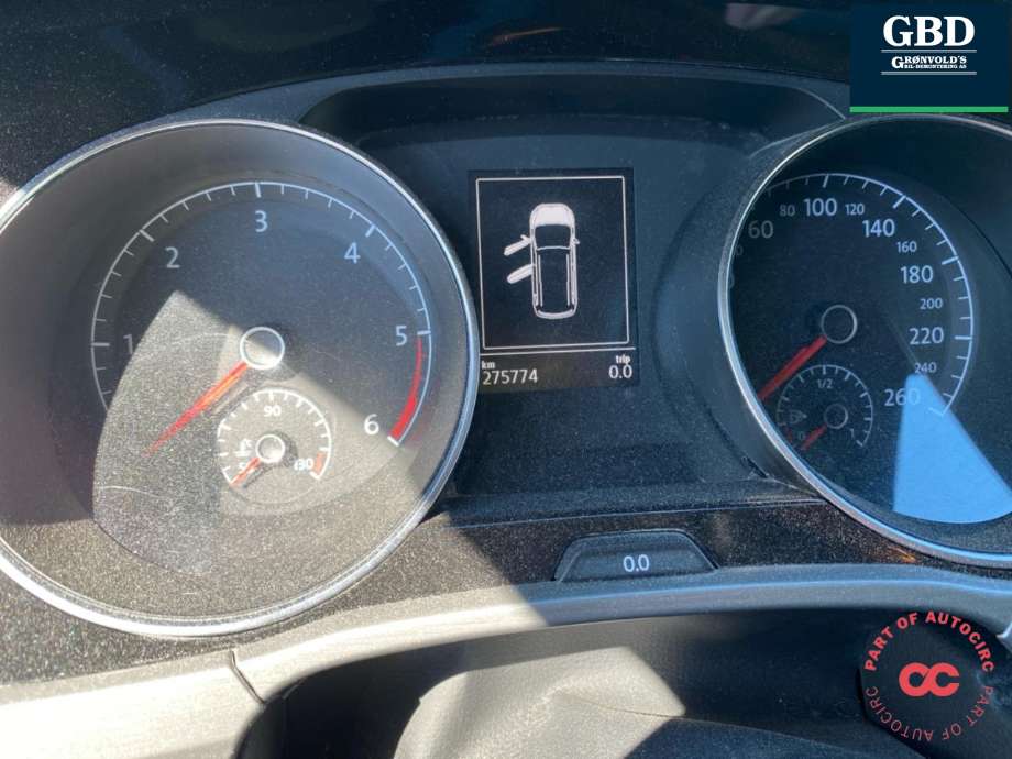 VW Touran 2015-2021 (Type II) , Motorkode: CRKB, Girkassekode: QXB