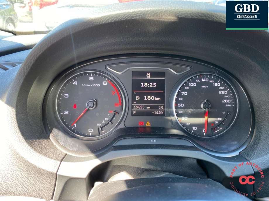 Audi A3 2012-2016 (Type III, Fase 1) , Motorkode: CJSA, Girkassekode: PNC