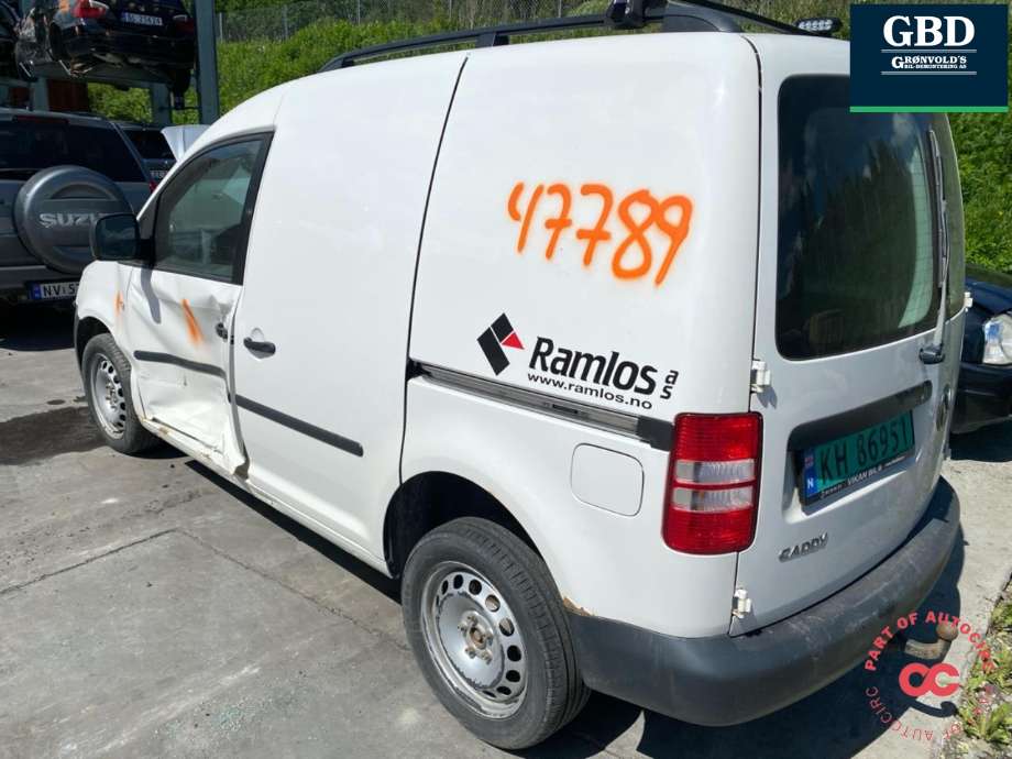 VW Caddy 2010-2015 (Type III, Fase 2) , Motorkode: CFHF, Girkassekode: NFQ