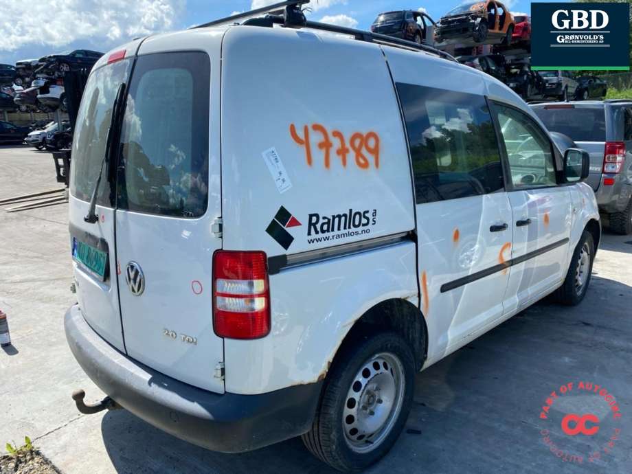 VW Caddy 2010-2015 (Type III, Fase 2) , Motorkode: CFHF, Girkassekode: NFQ