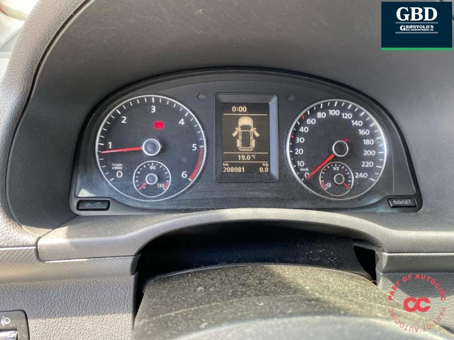 VW Caddy 2010-2015 (Type III, Fase 2) , Motorkode: CFHF, Girkassekode: NFQ