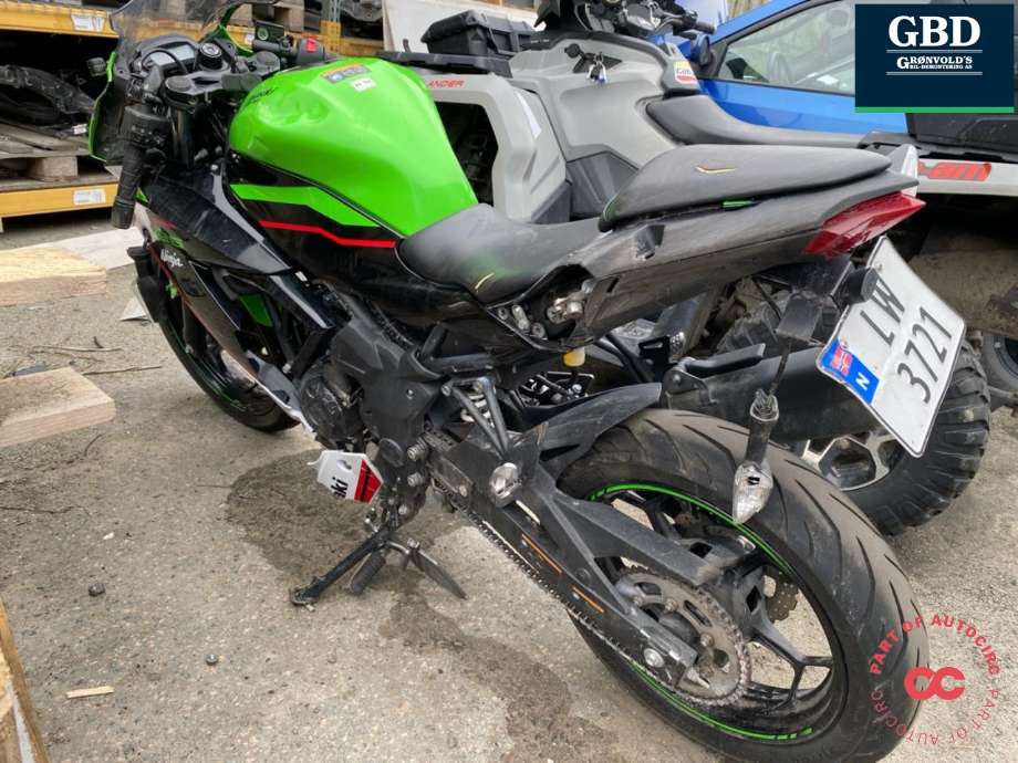 MC Kawasaki Ninja 125 2019-->> , Motorkode: BX125AE, Girkassekode: 