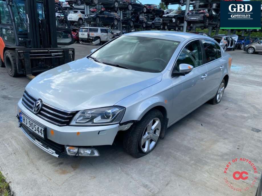 VW Passat 2011-2015 (B7) (B7), Motorkode: CAXA, Girkassekode: NQK
