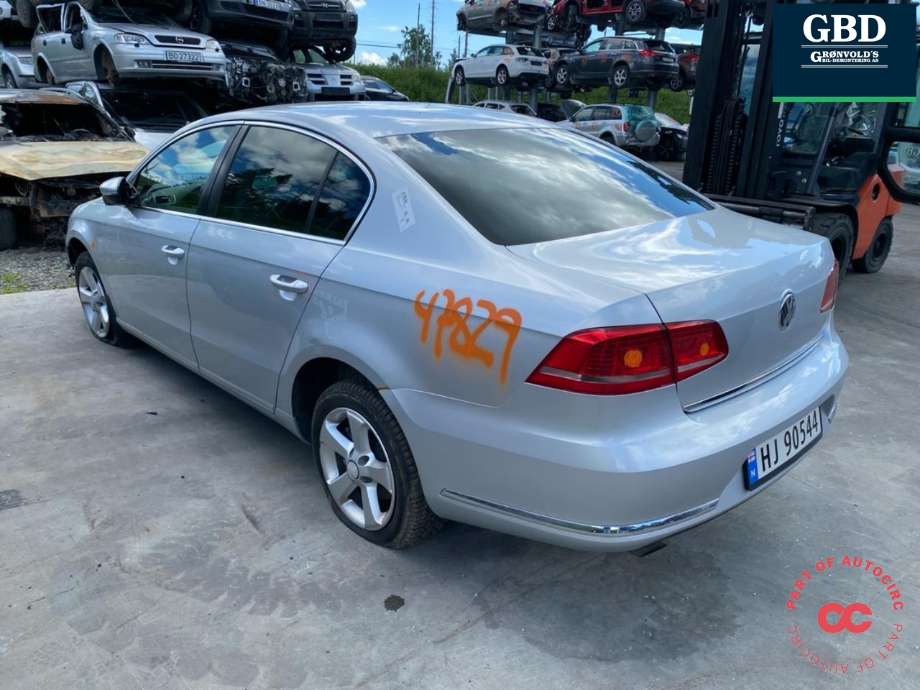 VW Passat 2011-2015 (B7) (B7), Motorkode: CAXA, Girkassekode: NQK