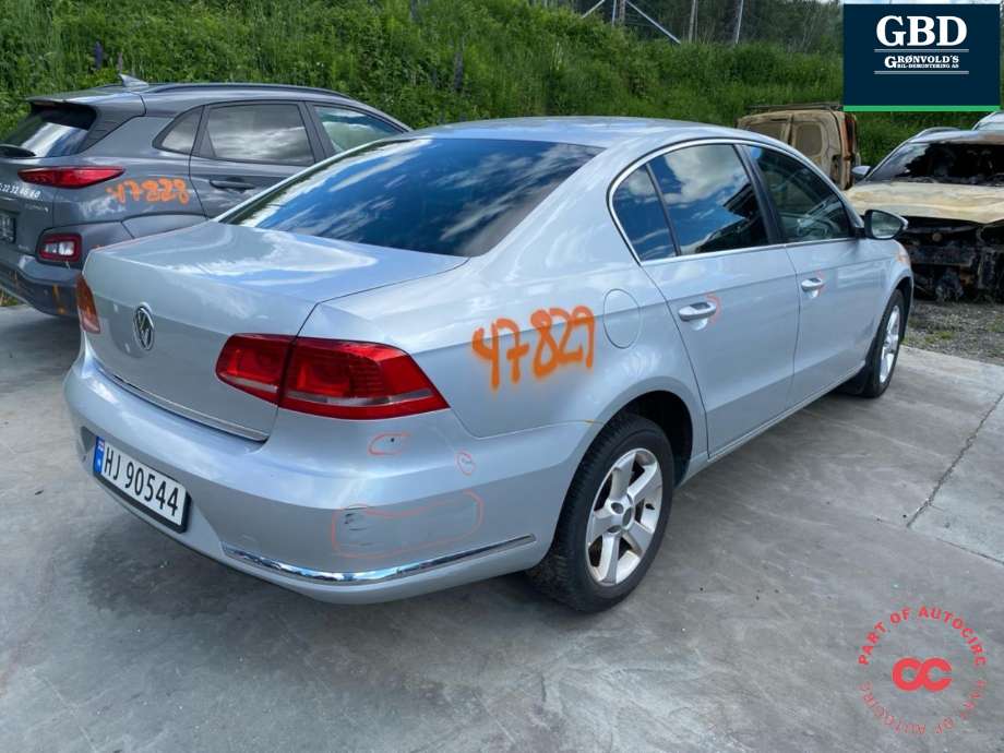 VW Passat 2011-2015 (B7) (B7), Motorkode: CAXA, Girkassekode: NQK