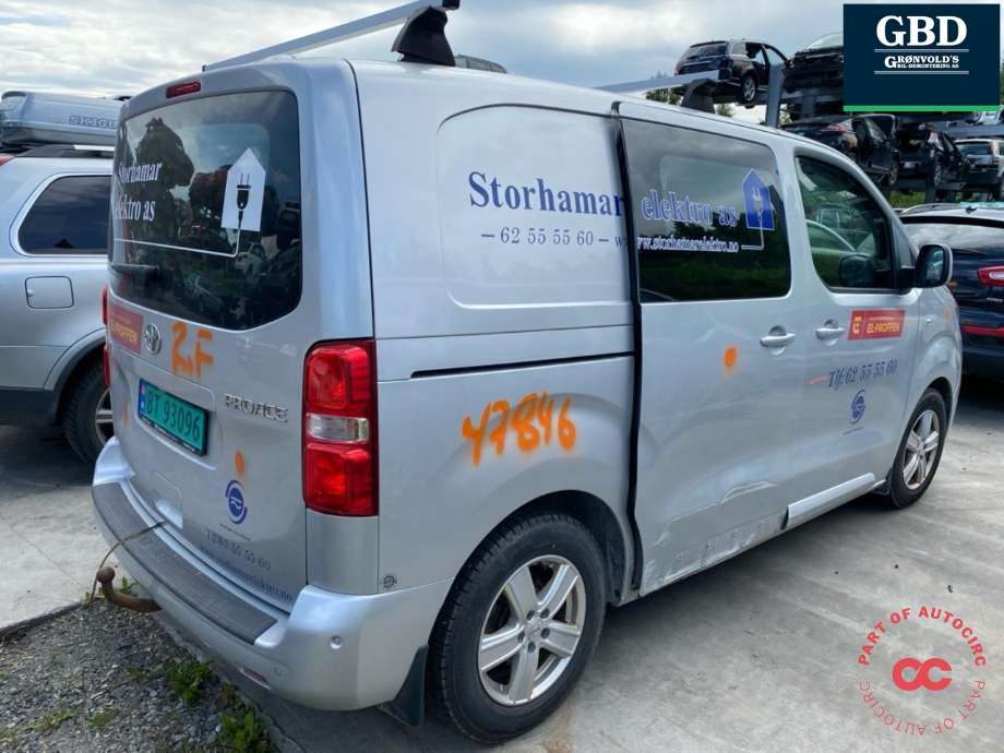 Toyota Proace 2016-->> (Type II) , Motorkode: 3WZ-TV, Girkassekode: SU001A3122