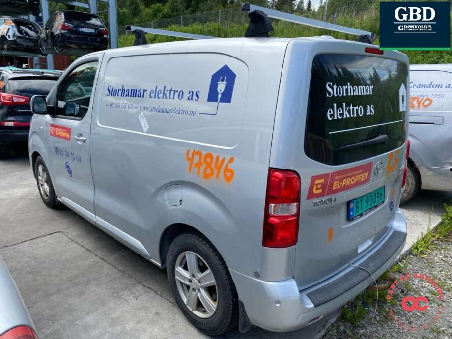 Toyota Proace 2016-->> (Type II) , Motorkode: 3WZ-TV, Girkassekode: SU001A3122