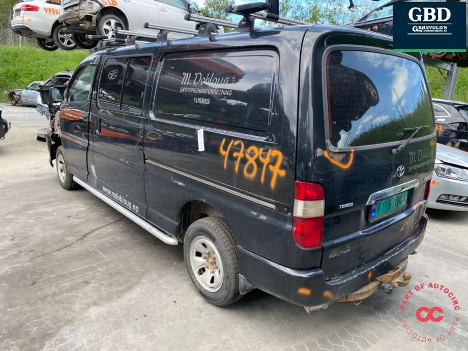 Toyota Hiace 2007-2012 (Fase 3) , Motorkode: 2KD-FTV, Girkassekode: 3303026A60