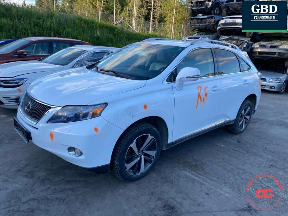 Lexus RX, 2009-2015 (AL10, Type III) (AL10) delebil , Motorkode: 2GR-FXE, Girkassekode: G210048050