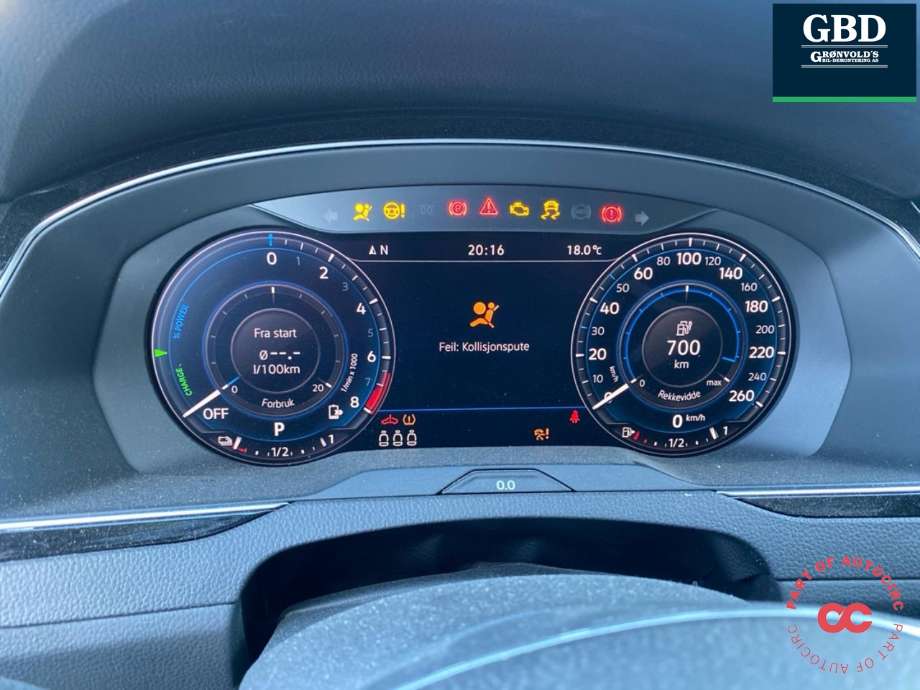 VW Passat 2015-2019 (Fase 1) (B8) (B8), Motorkode: CUKC, Girkassekode: SCB