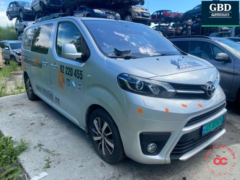 Toyota Proace 2016-->> (Type II) , Motorkode: 4WZ-FHV, Girkassekode: SU001A4408