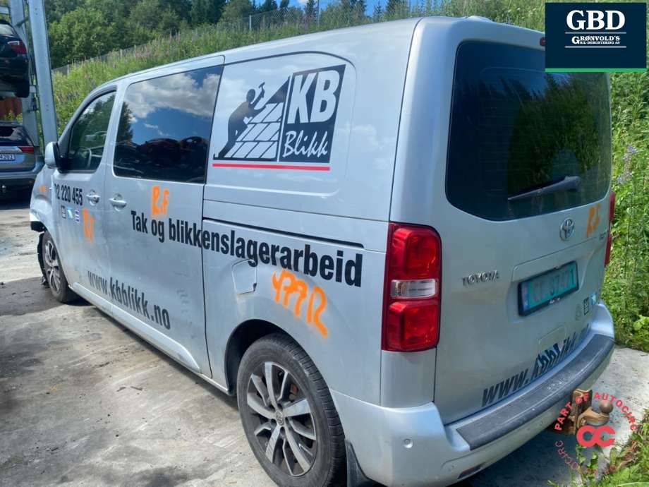 Toyota Proace 2016-->> (Type II) , Motorkode: 4WZ-FHV, Girkassekode: SU001A4408