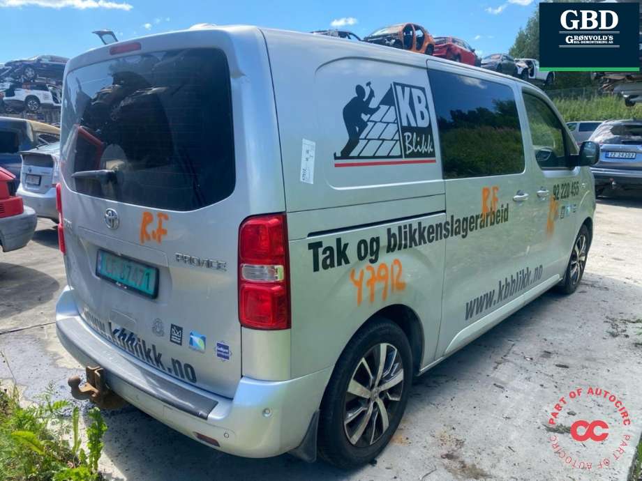 Toyota Proace 2016-->> (Type II) , Motorkode: 4WZ-FHV, Girkassekode: SU001A4408