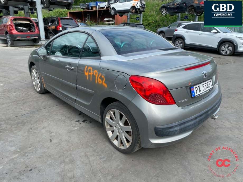 Peugeot 207 2006-2012 , Motorkode: 9HZ, Girkassekode: 2222 LL