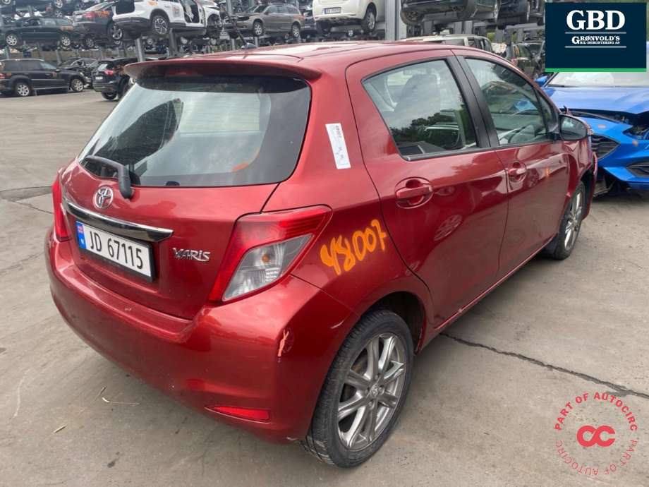 Toyota Yaris 2012-2014 (Type III, Fase 1) , Motorkode: 1NR-FE, Girkassekode: 3040052341