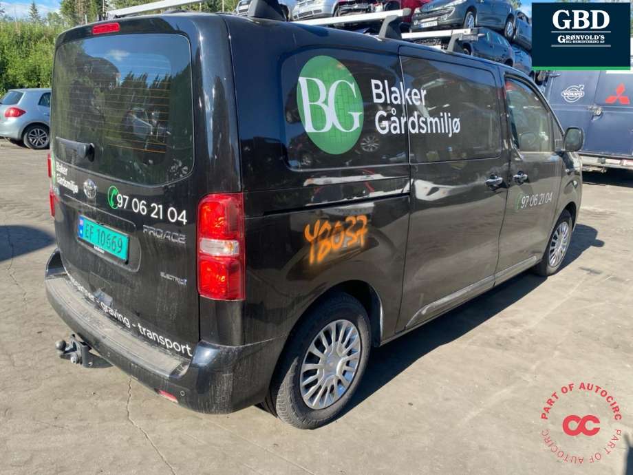 Toyota Proace 2016-->> (Type II) , Motorkode: ZKX, Girkassekode: SU001B2789