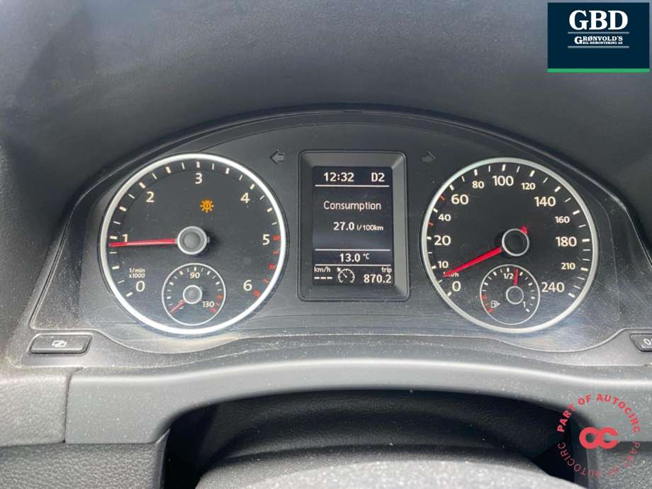 VW Tiguan 2011-2016 (Type I, Fase 2) , Motorkode: CFFB, Girkassekode: MYB