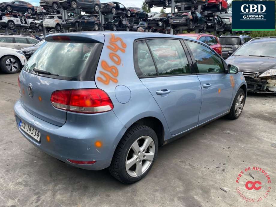 VW Golf VI 2008-2012 , Motorkode: CGGA, Girkassekode: LEG