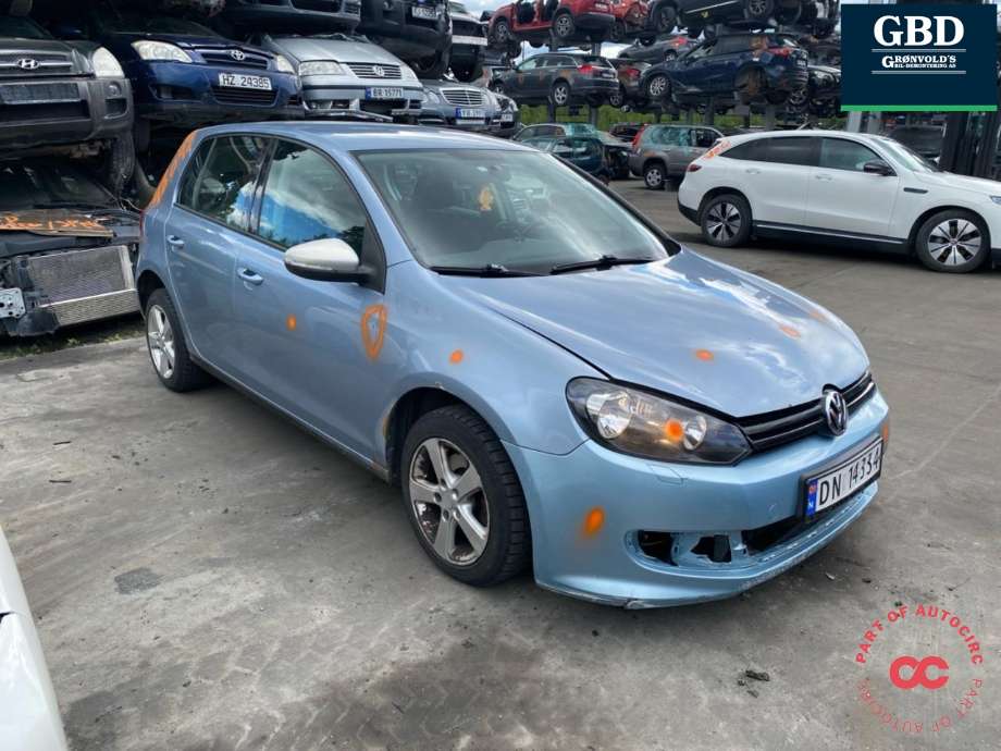 VW Golf VI 2008-2012 , Motorkode: CGGA, Girkassekode: LEG