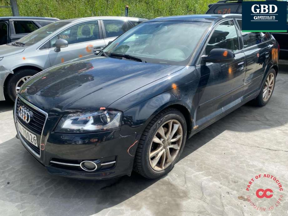 Audi A3 2009-2012 (Type II, Fase 2) , Motorkode: CAYC, Girkassekode: LUB