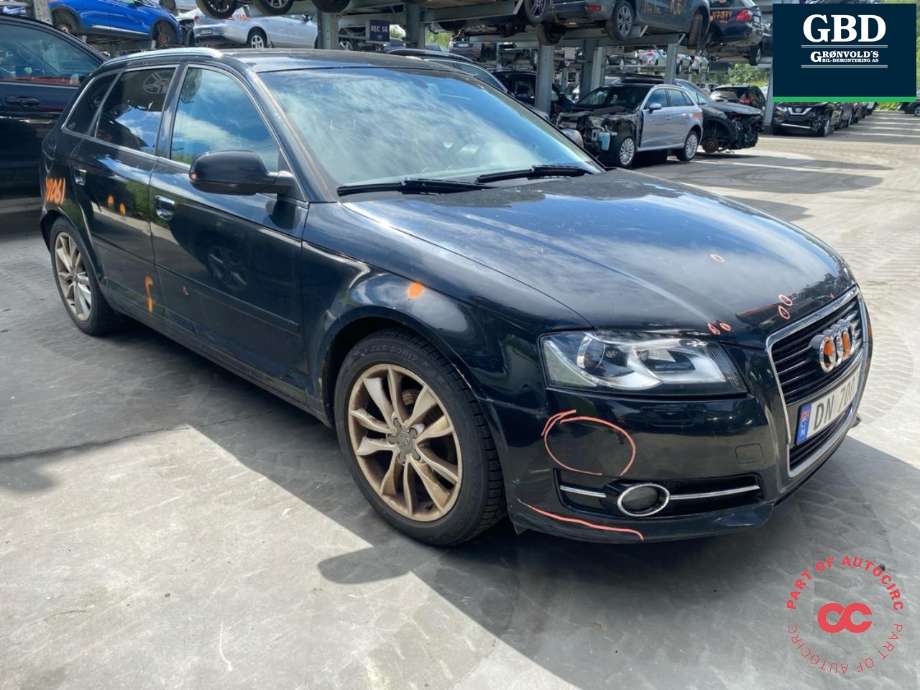 Audi A3 2009-2012 (Type II, Fase 2) , Motorkode: CAYC, Girkassekode: LUB