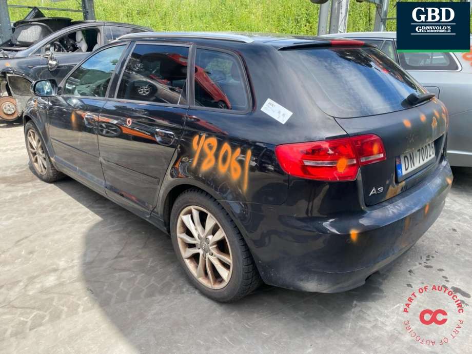 Audi A3 2009-2012 (Type II, Fase 2) , Motorkode: CAYC, Girkassekode: LUB