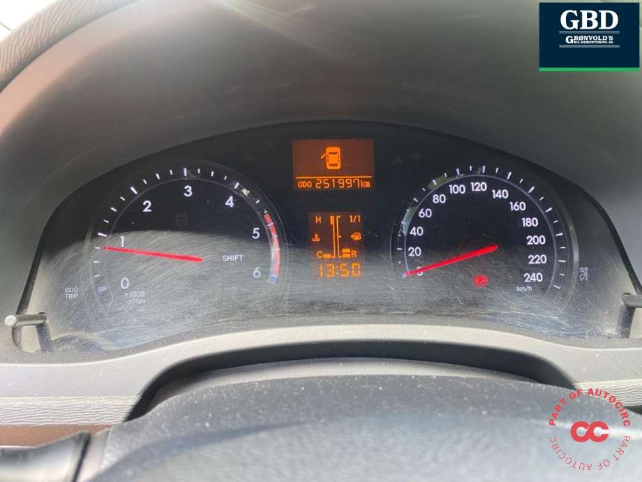Toyota Avensis 2009-2015 (Type III, Fase 1) , Motorkode: 1AD-FTV, Girkassekode: 3030020A20