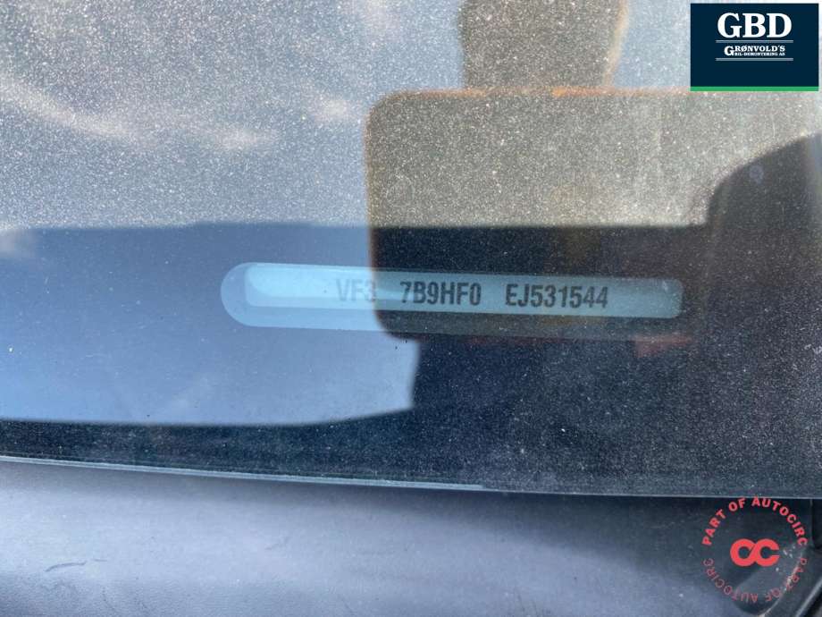 Peugeot Partner 2008-2015 (Type II, Fase 1) , Motorkode: 9H06, Girkassekode: 