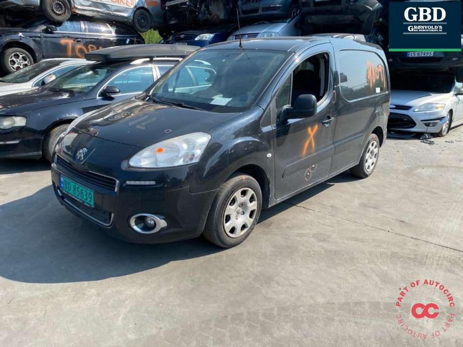 Peugeot Partner 2008-2015 (Type II, Fase 1) , Motorkode: 9H06, Girkassekode: 