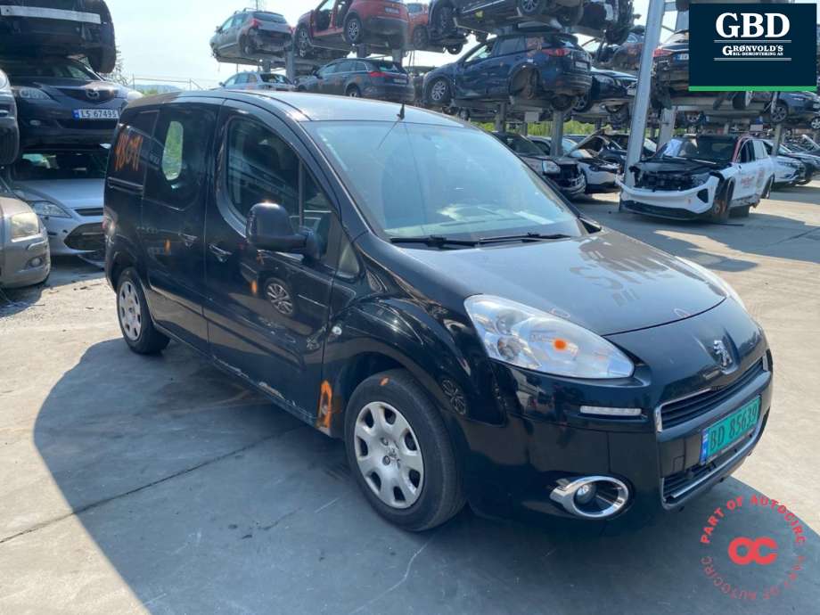 Peugeot Partner 2008-2015 (Type II, Fase 1) , Motorkode: 9H06, Girkassekode: 