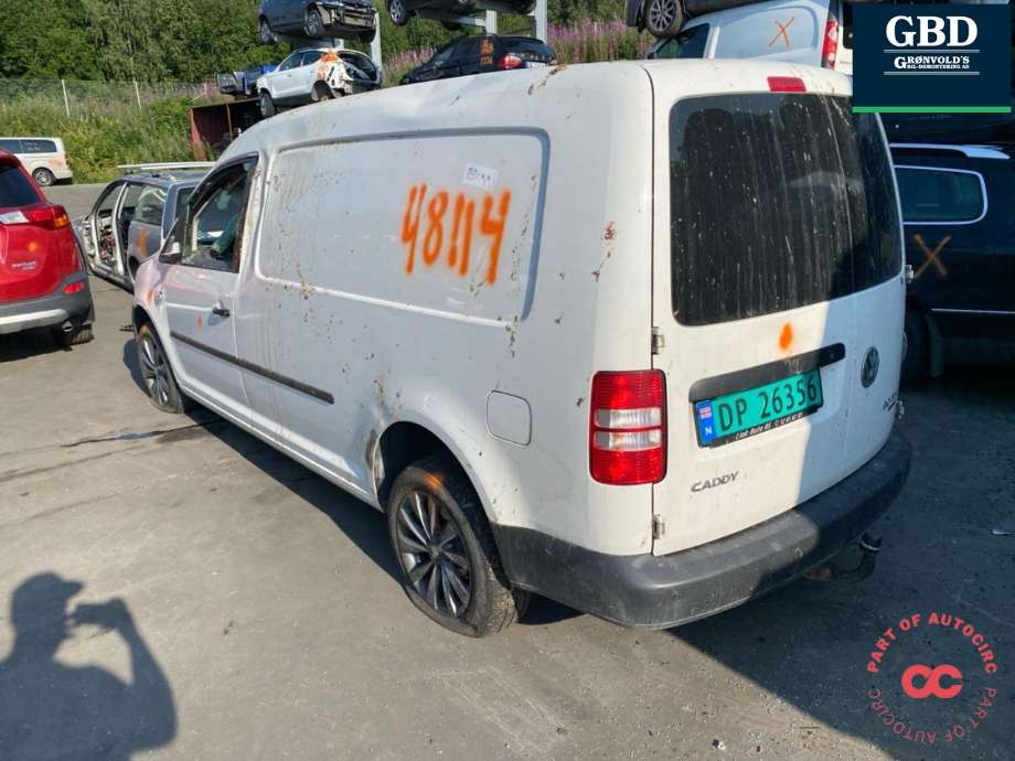 VW Caddy 2010-2015 (Type III, Fase 2) , Motorkode: CFHF, Girkassekode: NFQ
