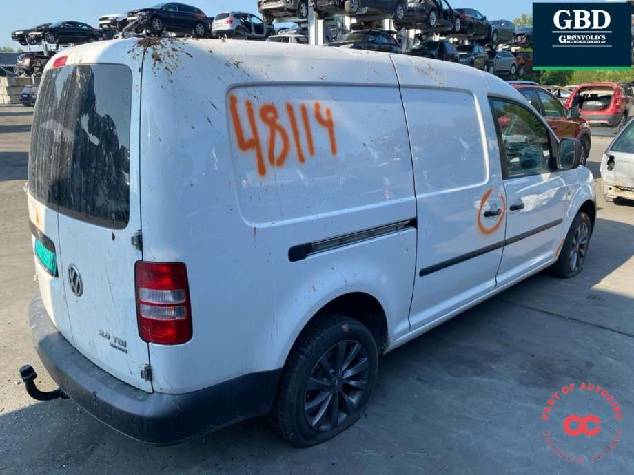VW Caddy 2010-2015 (Type III, Fase 2) , Motorkode: CFHF, Girkassekode: NFQ