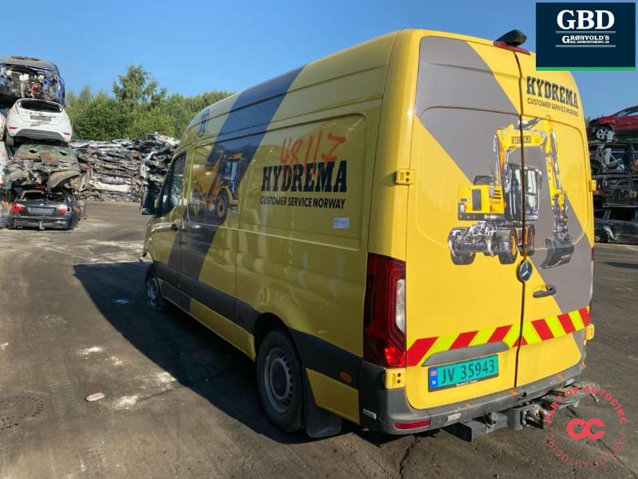 Mercedes Sprinter 2018-->> (907/910) (907/910), Motorkode: OM654.920, Girkassekode: A 213 250 04 02