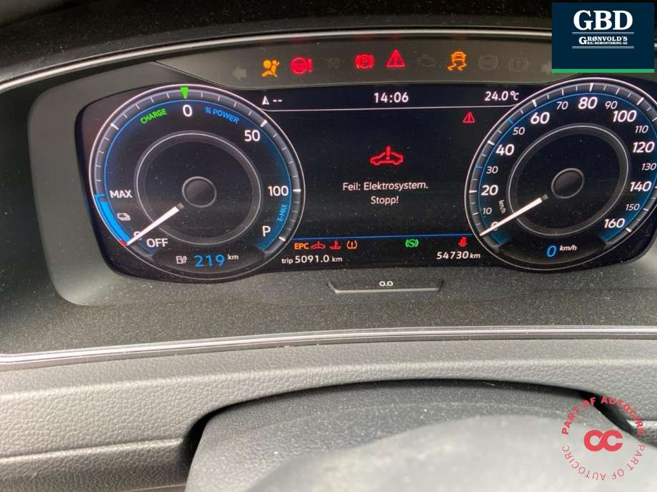 VW e-Golf 2017-2020 (Fase 2) , Motorkode: EBS, Girkassekode: RYG