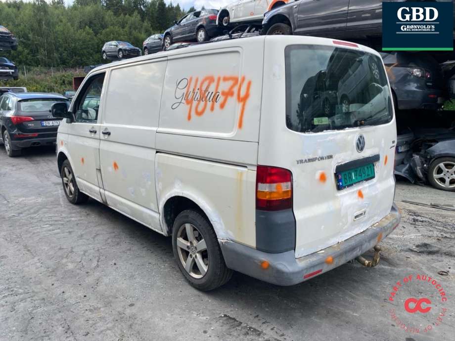 VW Transporter / Caravelle 2009-2015 (Fase 2) (T5) (T5), Motorkode: BNZ, Girkassekode: 