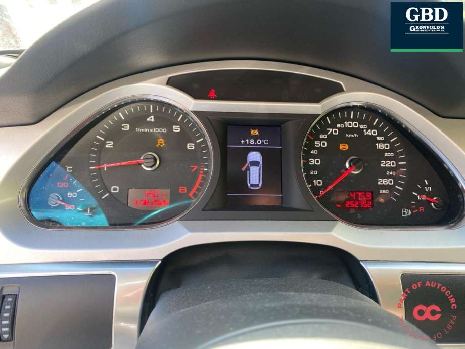 Audi A6 2008-2011 (Type III, Fase 2) (C6) (C6), Motorkode: CCDA, Girkassekode: KJA
