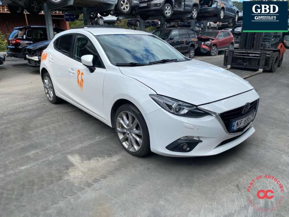 Mazda 3 2013-2016 (Type III, Fase 1) , Motorkode: SH-VPTS, Girkassekode: D60403000