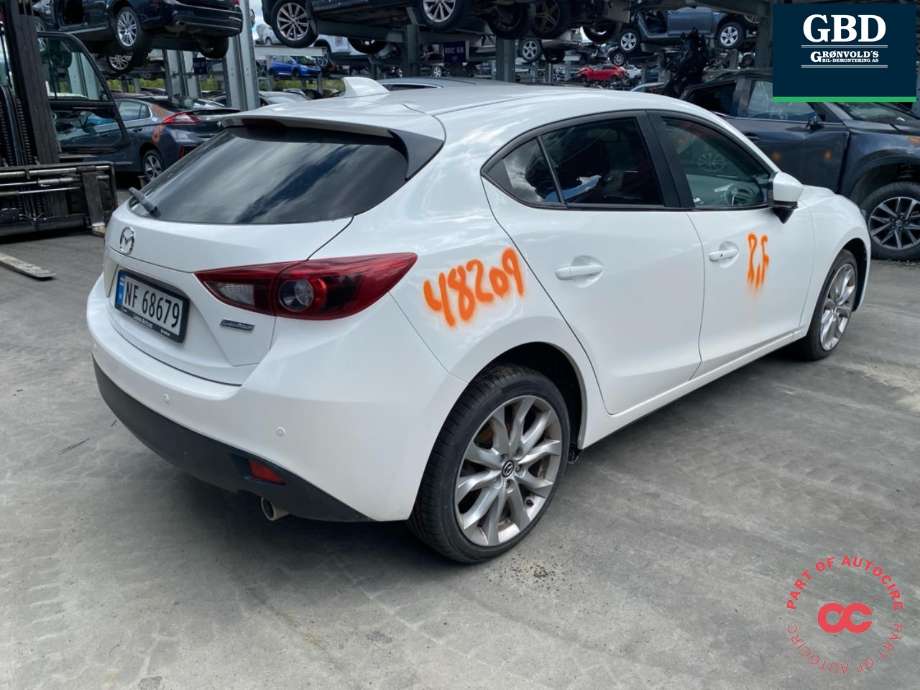 Mazda 3 2013-2016 (Type III, Fase 1) , Motorkode: SH-VPTS, Girkassekode: D60403000