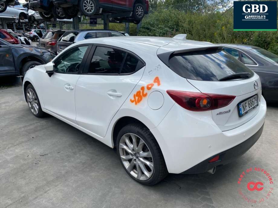 Mazda 3 2013-2016 (Type III, Fase 1) , Motorkode: SH-VPTS, Girkassekode: D60403000
