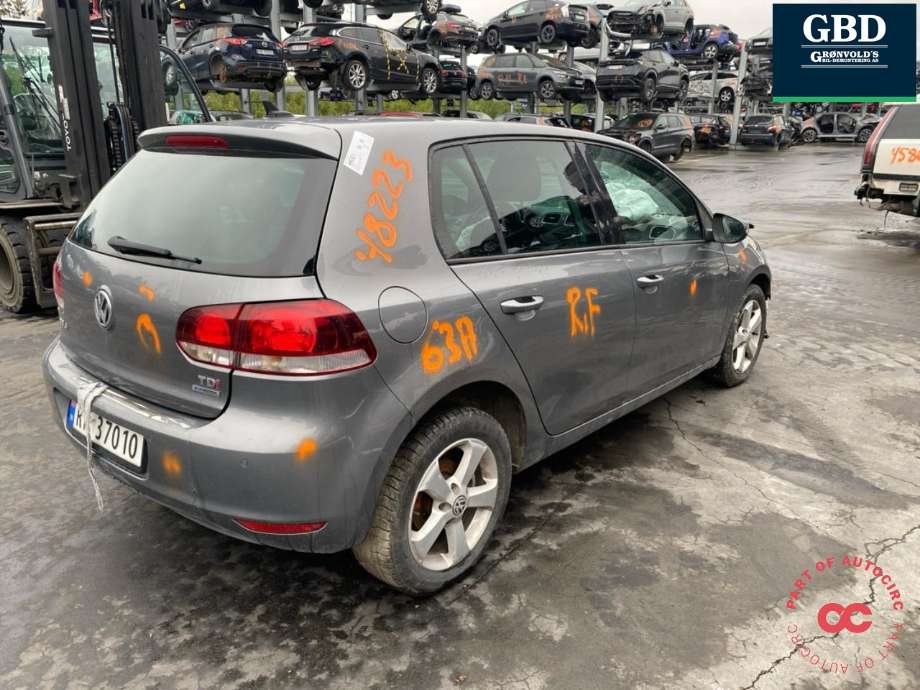 VW Golf VI 2008-2012 , Motorkode: CAYC, Girkassekode: NKA