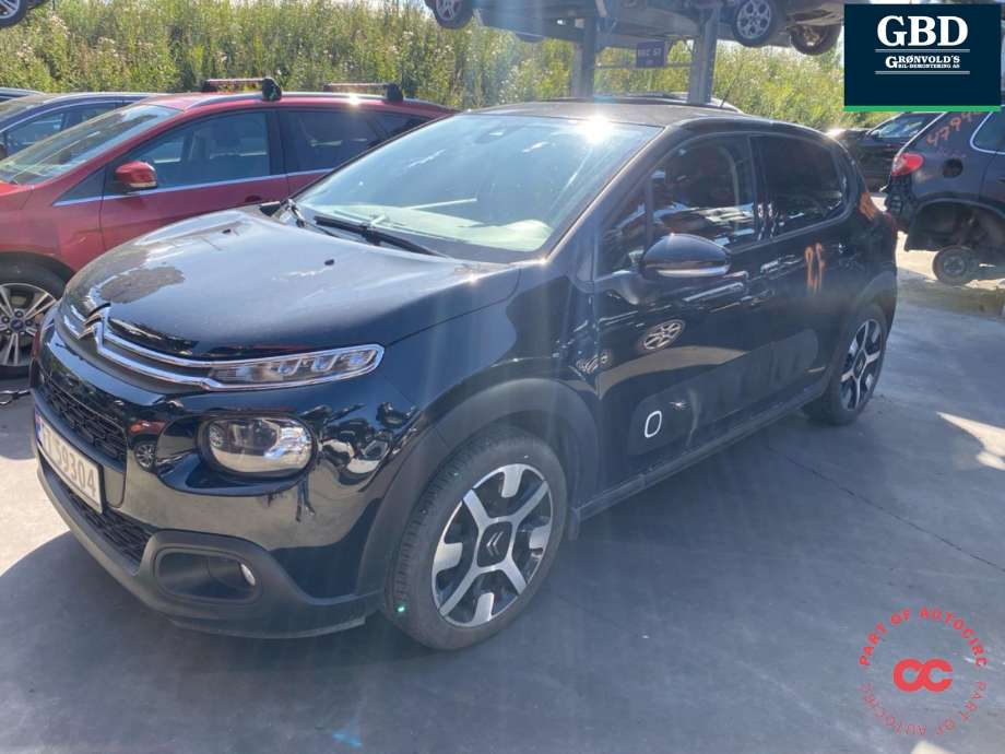 Citroën C3, 2016->> (Type III)  delebil , Motorkode: HNZ, Girkassekode: 16 124 443 80