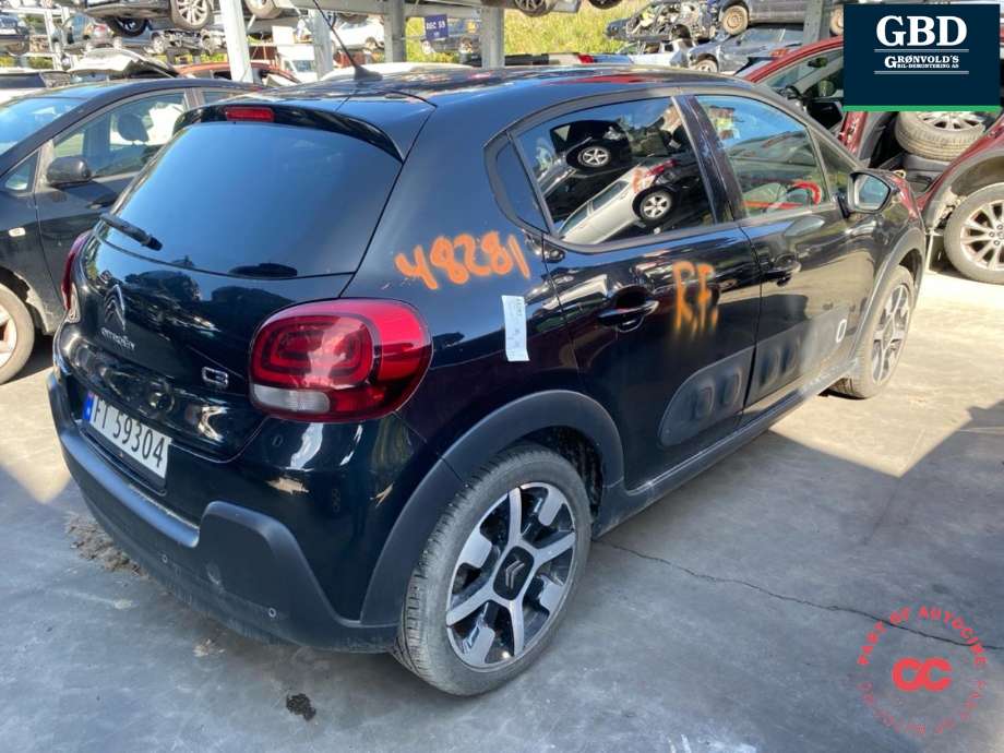Citroën C3 2016-->> (Type III) delebil , Motorkode: HNZ, Girkassekode: 16 124 443 80