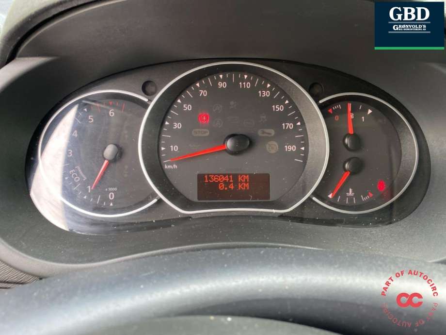 Renault Kangoo 2008-2021 (Type II) , Motorkode: K9K A6, Girkassekode: