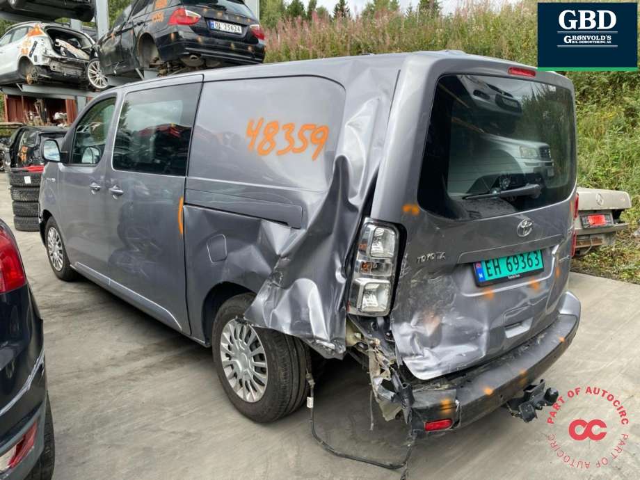 Toyota Proace 2016-->> (Type II) , Motorkode: ZK01, Girkassekode: