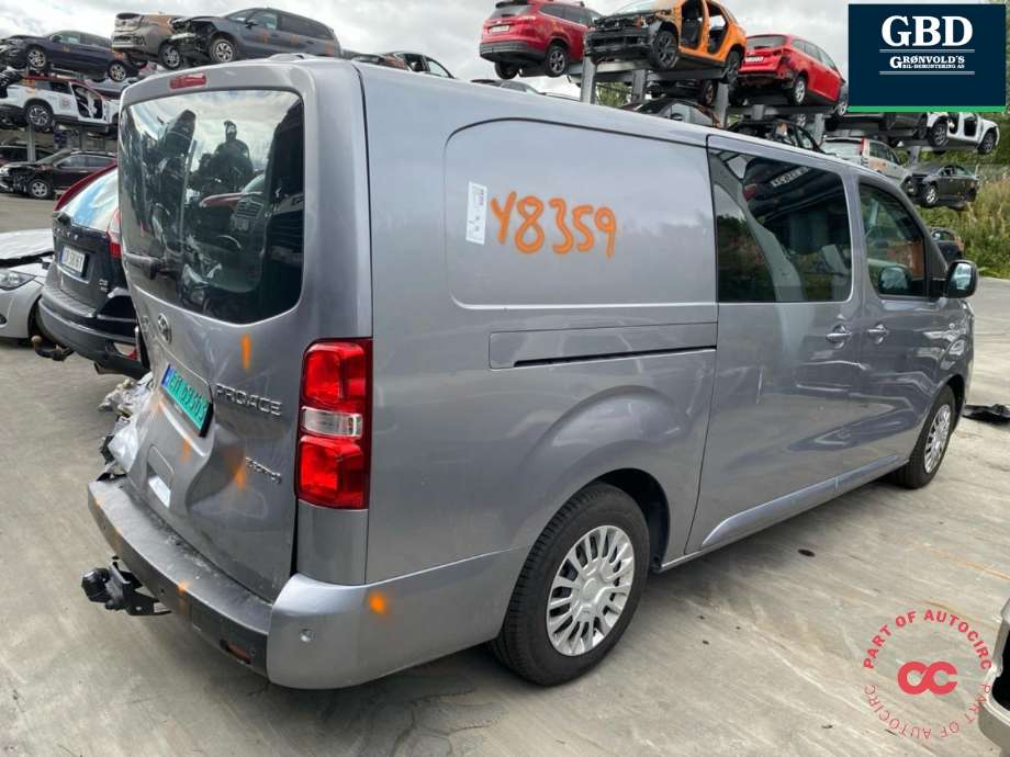 Toyota Proace 2016-->> (Type II) , Motorkode: ZK01, Girkassekode:
